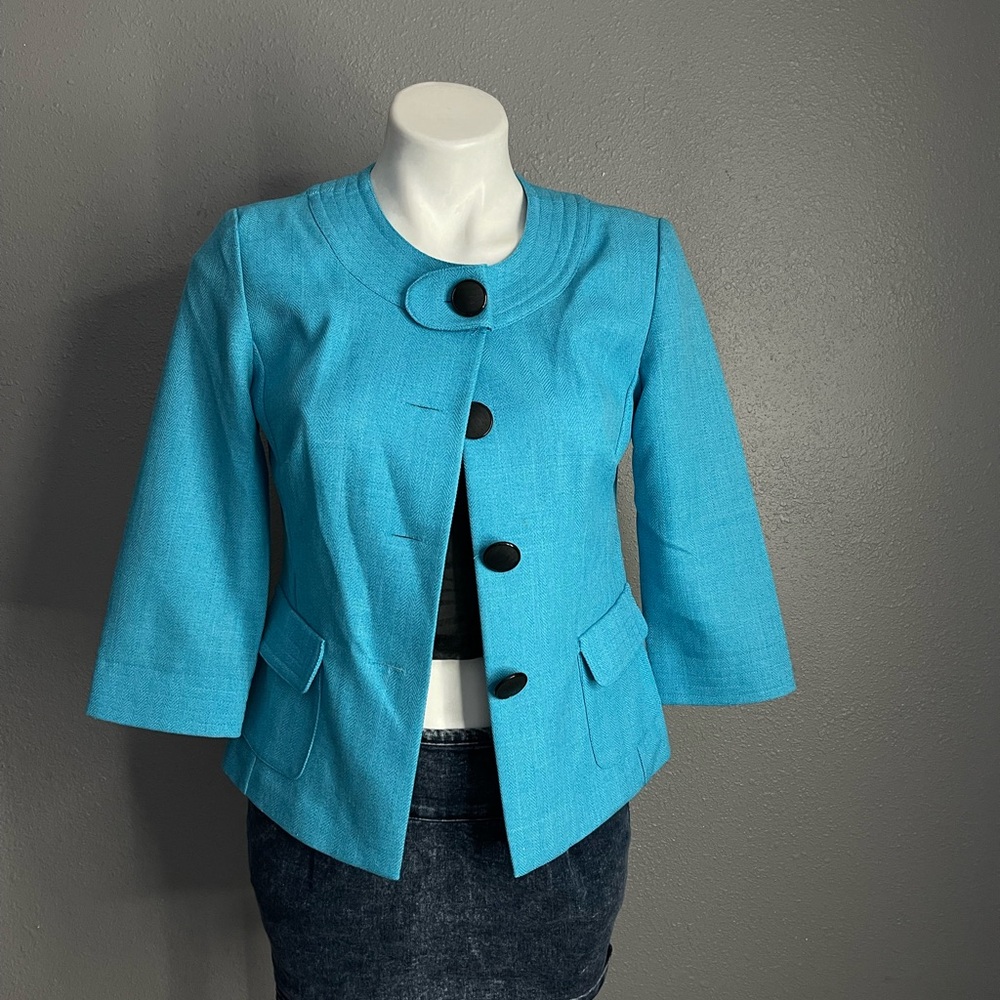 Elegant Blue Women's Jacket